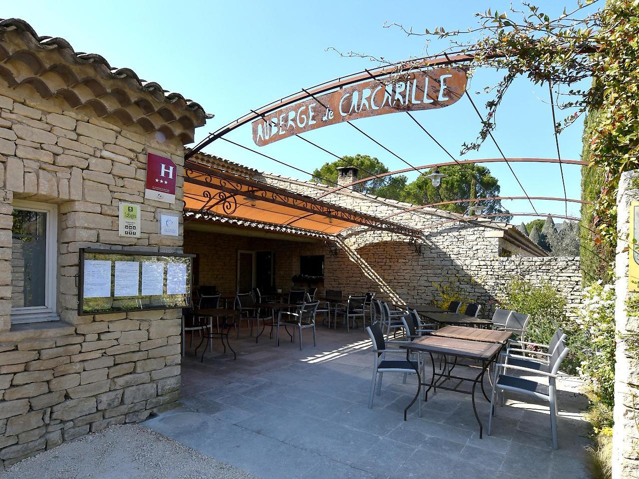Hotel Carcarille Restaurant Le C Gordes Exterior photo