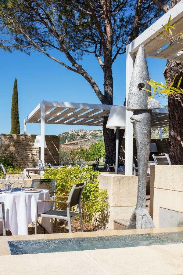 Hotel Carcarille Restaurant Le C Gordes Exterior photo